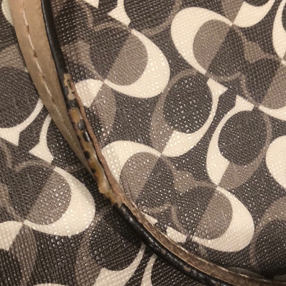 Coach Oversized tote in shades of brown - Picture 8 of 8